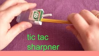 Diy Tic Tac Container Sharpner-Easy Back-To-School Supplies