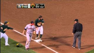2013/08/15 Barnes throws out Sogard