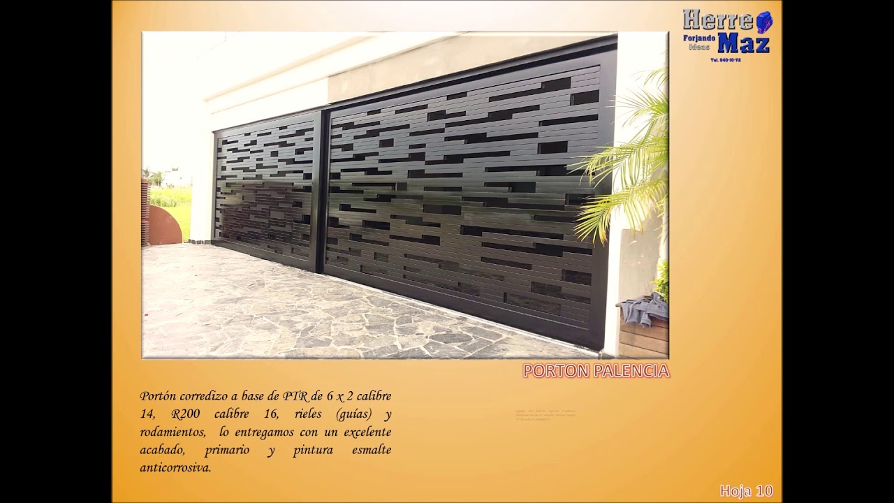 CATALOGO DE PORTONES - YouTube