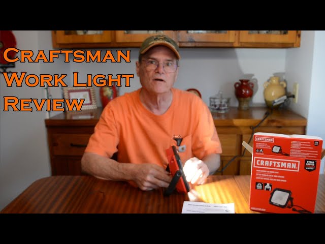 Craftsman LED Work Light Review 