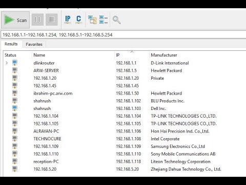 to Find Unknown IP Address Devices (CCTV IP Cameras ,DVR, NVR, Biometric etc..) YouTube
