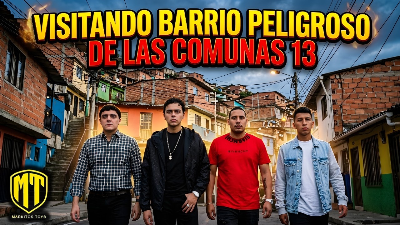 MARKITOS TOYS VISITA BARRIO PELIGROSO EN MEDELLIN