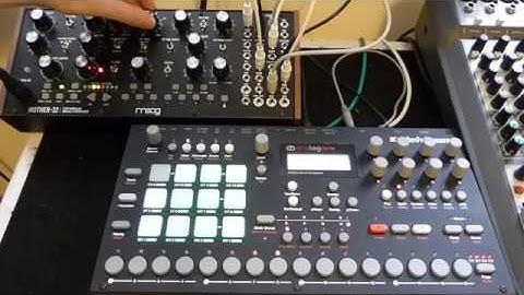 Elektron Analog RYTM & Moog Mother 32