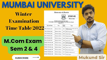 M.Com l IDOL & College l Sem2 & 4 l Repeater & Regular(CBSGS) Pattern l Winter Exam-22 l Mukund Sir