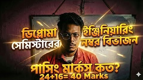 Diploma Semester Marks Distribution