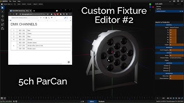 GeoPix 2.0 - Custom Fixture Editor #2 - 5ch ParCan