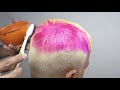 PINK FADE 😱 Fazendo PIGMENTAÇÃO rosa em cabelo 💈🇧🇷