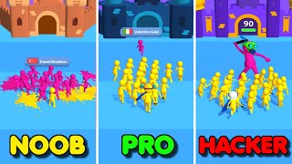 Join Clash 3D: NOOB vs PRO vs HACKER – Which one are you? | Gameplay #1 (Android & iOS Game) screenshot 1