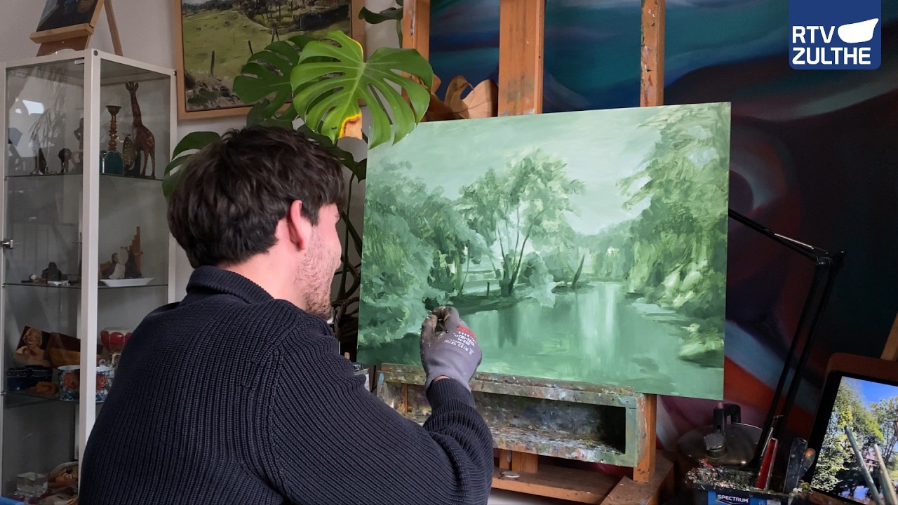 Jonge kunstenaar David Hut bouwt aan een eigen stem in de schilderkunst