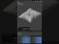 Turned a Flat Plane Into a Soft Pillow in Blender #shorts