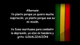 Video thumbnail of "Quique Neira y Alborosie - Yo Planto - Vídeo Con Letra"