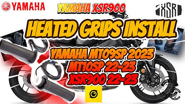 Step By Step Guide; Installing Heated Handgrips on Yamaha MT09SP 2023   MT10SP 22 23 & XSR900 22 23