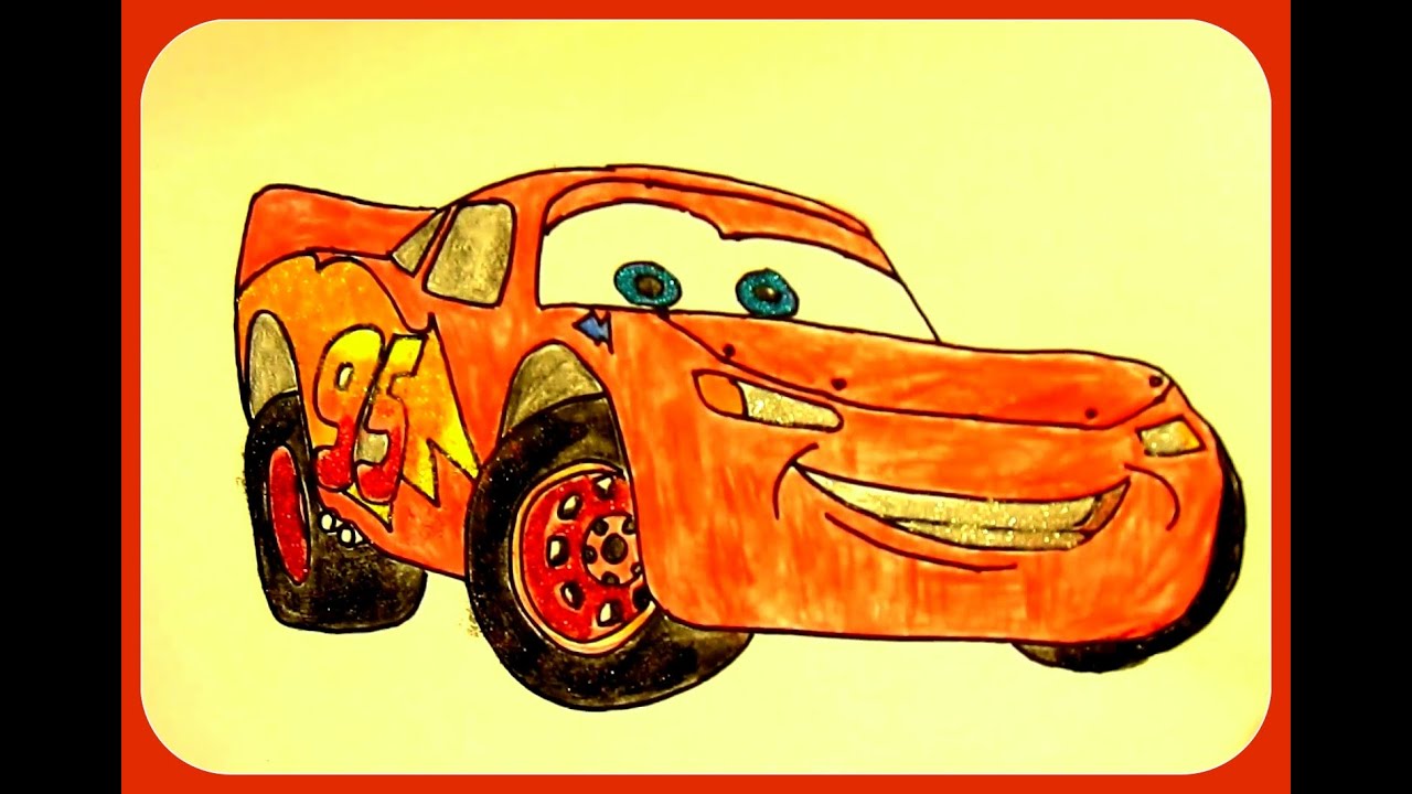 Как рисовать молнию маквин