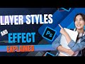 Photoshop Layer Style Effects | Color Overlay, Stroke, Gradient &amp; Drop Shadow | Cre8tiverse