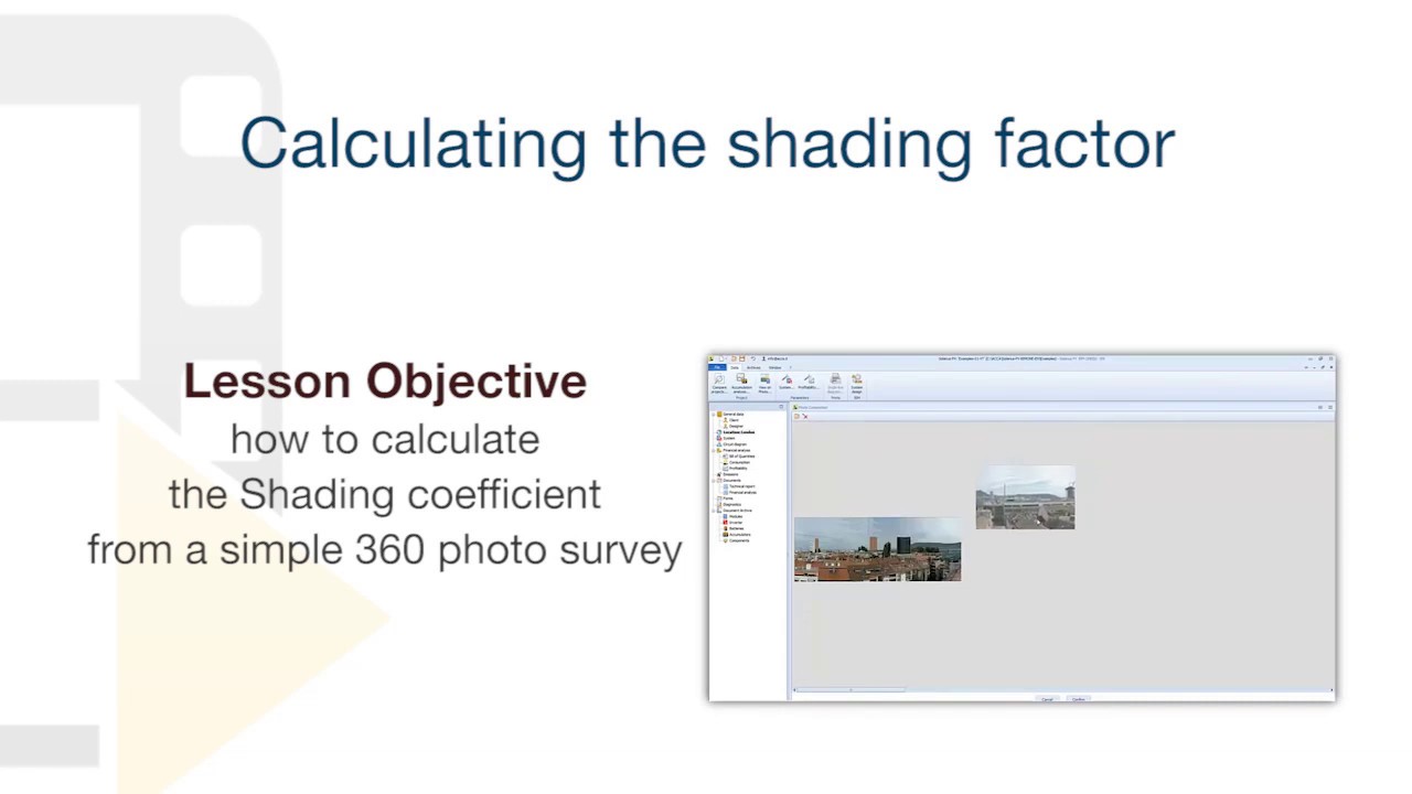 Solarius PV Tutorial - Calculating the shading factor - ACCA software ...