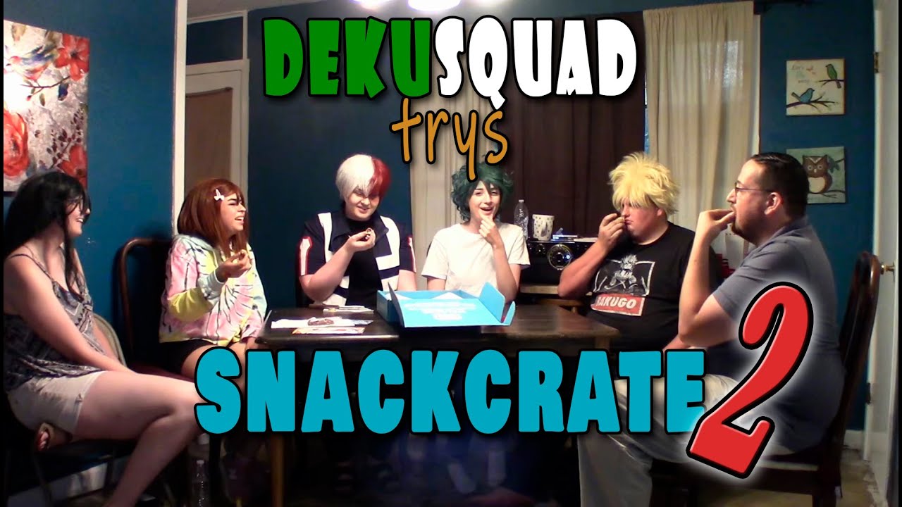 Dekusquad Trys Snackcrate 2! |  BNHA Cosplay