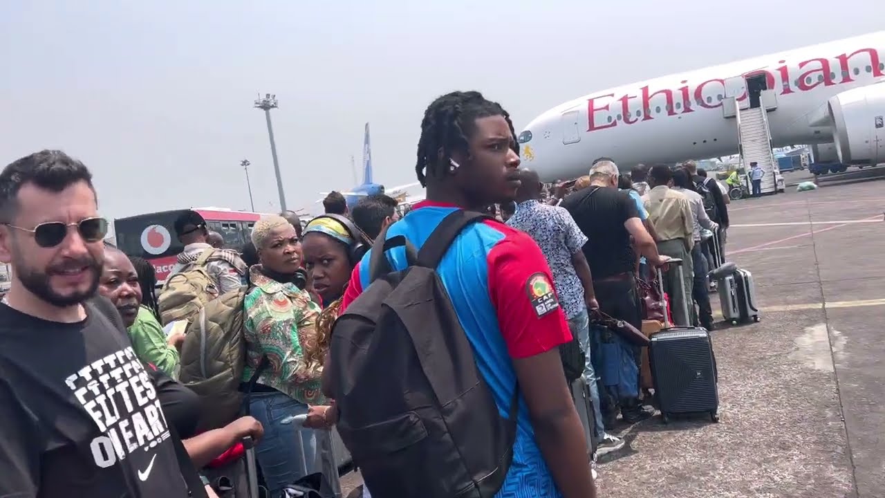 Voyage en famille Kinshasa -Bruxelles via Addis Ababa