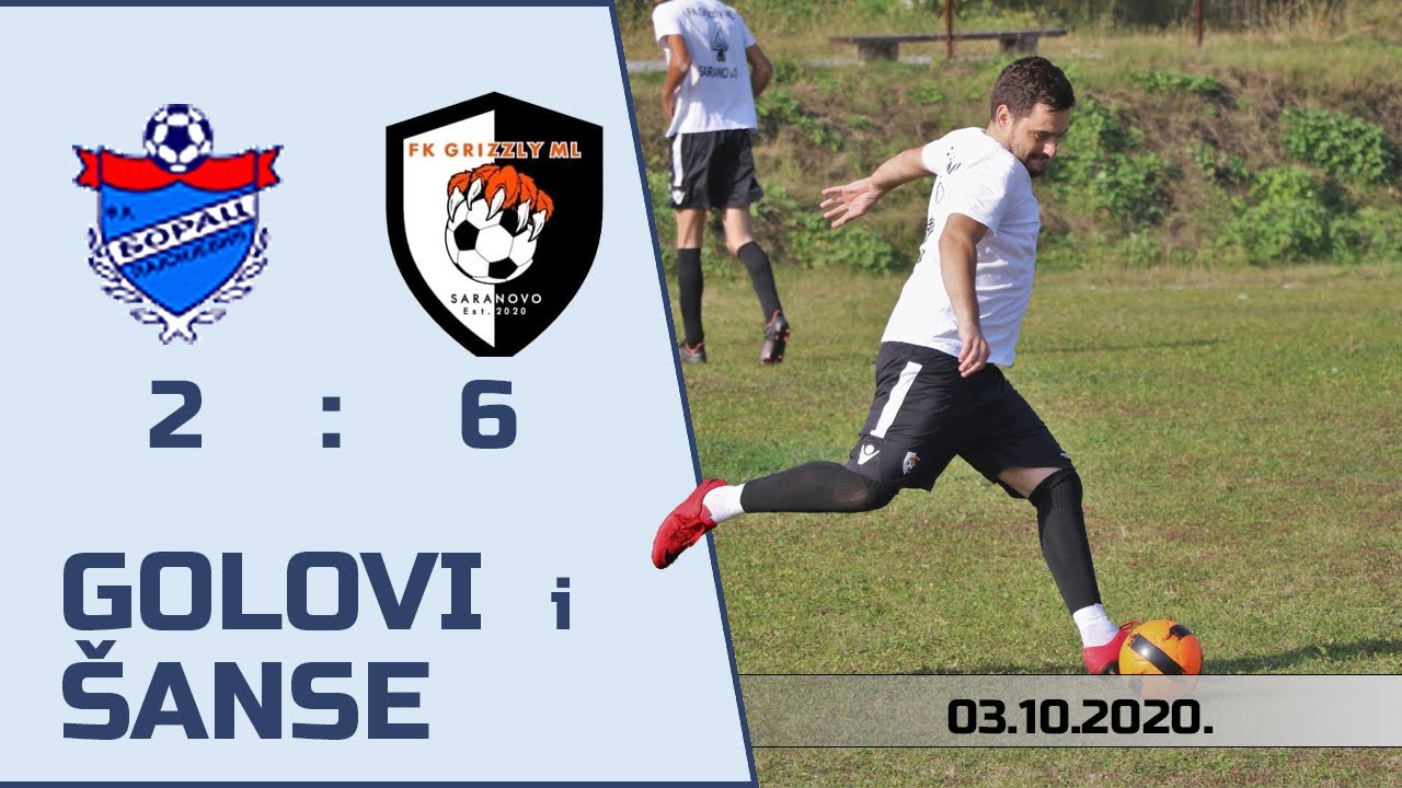 Golovi/ FK Borac Pajsijević -2:6- FK Grizzly ML