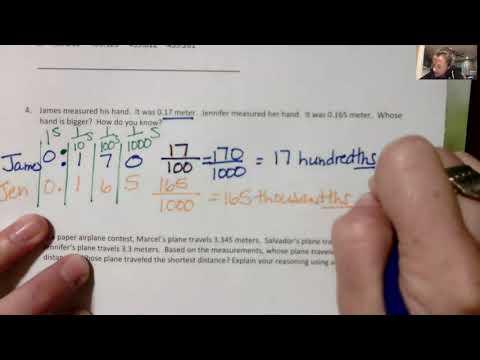 Comparing Decimals in a word problem