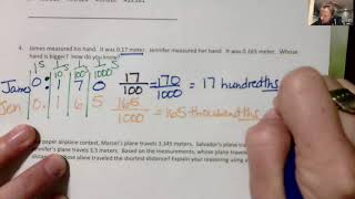 Comparing Decimals in a word problem