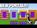 What inside TNT or DIAMOND ORE or RAINBOW or LAVA or WATER PORTAL in Minecraft ! CHALLENGE 100%