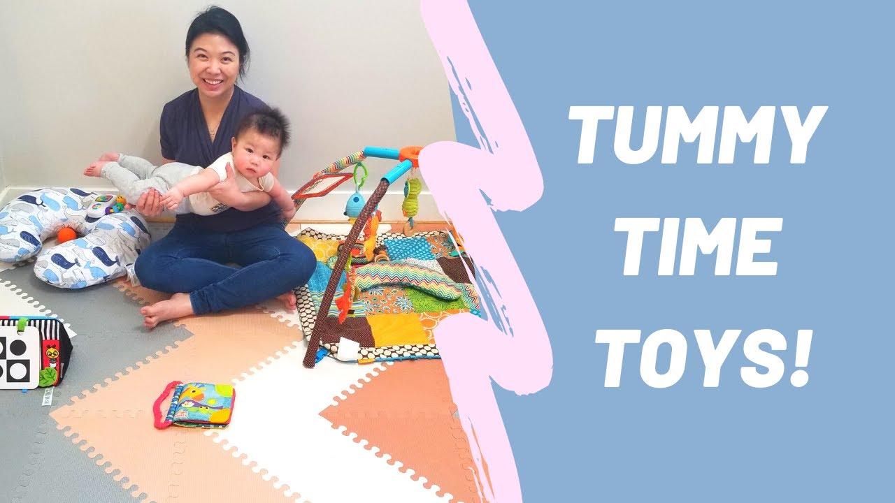 Tummy Time Toys For Babies Under 1 Year Old! YouTube