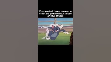 Save frequently, it happens when you least expect it #gamedevelopment #unrealengine #memes