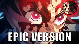 Tanjiro Vs Hatengu Final Fight Theme Demon Slayer S3 Ep 11 Epic Version