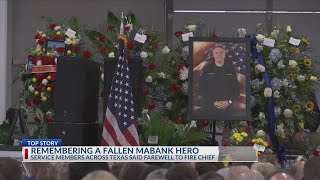 Mabank community honors legacy of fallen fire chief at funeral
