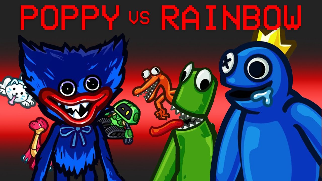 Poppy Playtime vs Rainbow Friends in Among Us