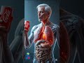 The Hidden Dangers Inside Your Favorite Drink ❌ #humanbody #3danimation #shorts