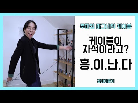 신기방기 스마트폰 충전 케이블! / 주파집 마그네틱 케이블