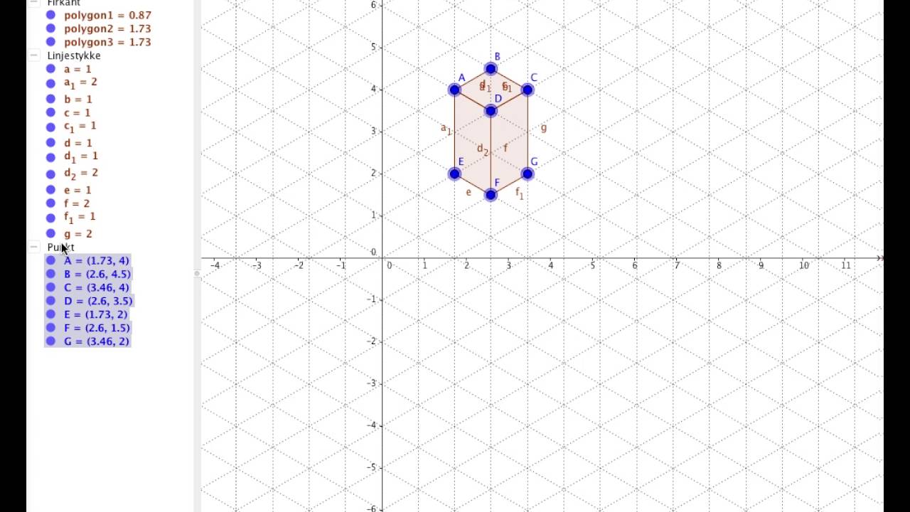 Isometrisk tegning i Geogebra - YouTube