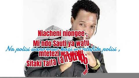Nay Wa Mitego ft Raydiace - Nitasema (Official Video lyrics)