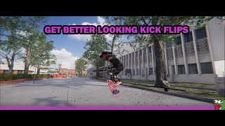 How To get Clean Looking Kick Flips In Skater XL