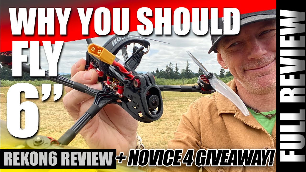 ПОЧЕМУ ВАМ СТОИТ ЛЕТАТЬ НА 6-ДЮЙМОВОМ... Дрон Hglrc REKON6 Lone Range Fpv — ОБЗОР И РОЗЫГРЫШ! 🏆✈️
