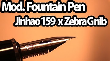 Jinhao 159 and Zebra G-pen nib