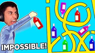 I Found The Most Impossible Bottle Flip Happy Wheels