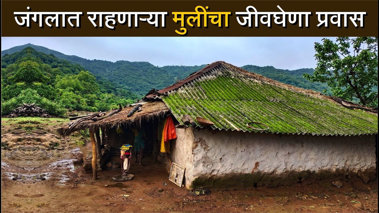 जंगलात राहणाऱ्या लहान 🧑‍🦰 मुली आणि त्यांचा घनदाट 🌲 जंगलातून, नदीतून चालणारा खडतर प्रवास | Paayvata