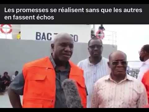 RD Congo : dispose de son nouveau pont flottant.