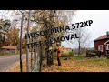 Arborist climbing and felling trees Husqvarna 572XP
