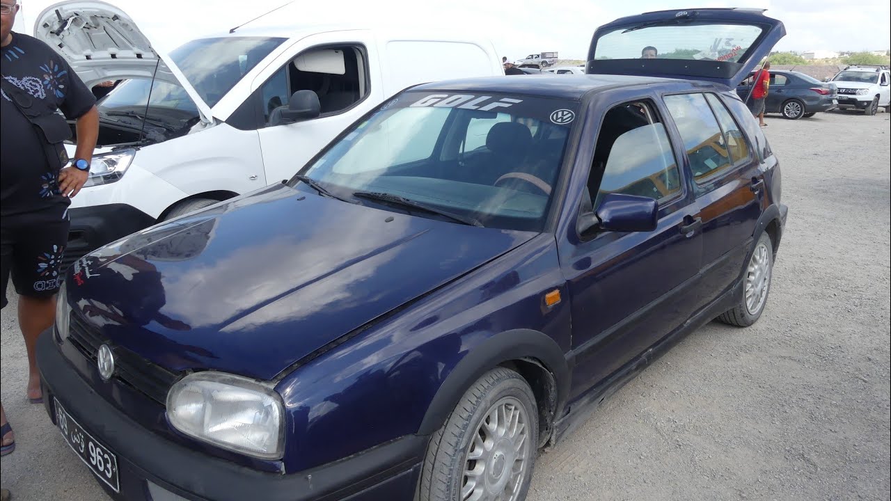 سيارة golf 3 ب 12 مليون في سوق السيارات المروج