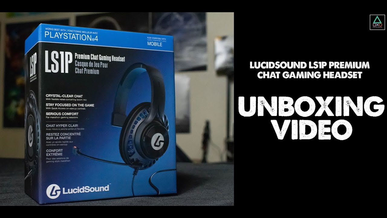 LucidSound LS1P Chat Headset Unboxing Video