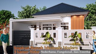 Desain Rumah Minimalis Modern ( 9x13 ) 3 kamar tidur