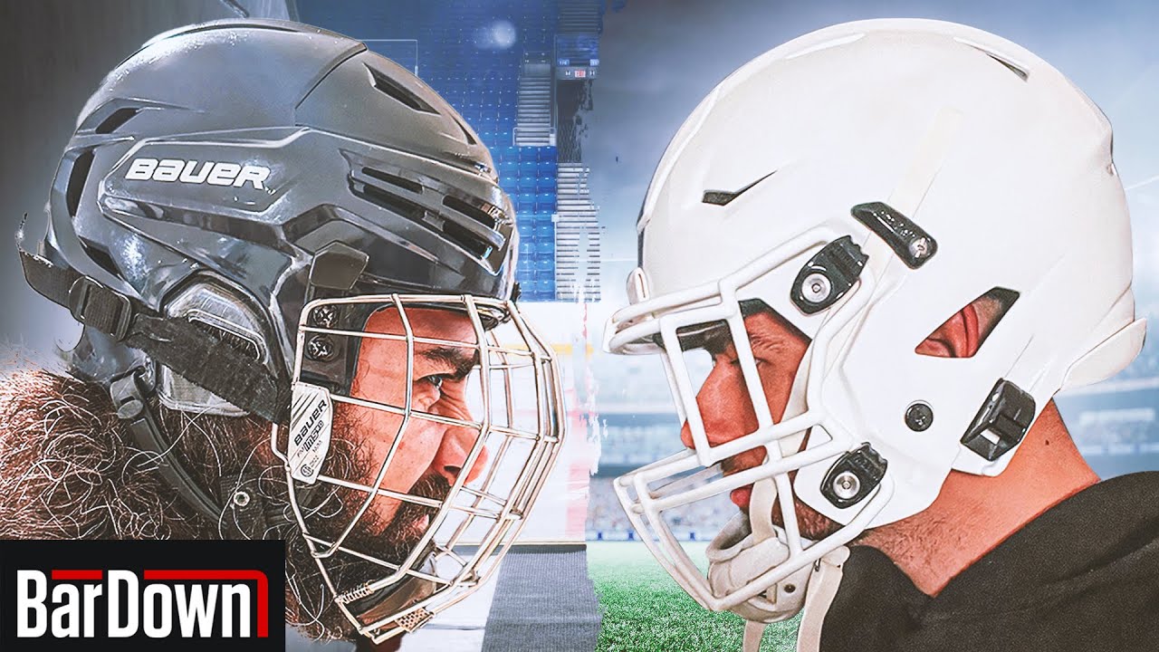 HOCKEY PLAYERS VS. PRO FOOTBALL PLAYERS