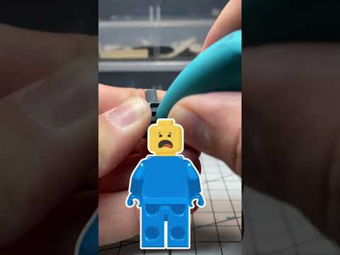 Лайфхак! Как стереть принты с деталей Lego! #lego #shortsvideo #shots #lifehacks #lifehack
