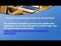 Network consulting services in connecticut  endecomcom