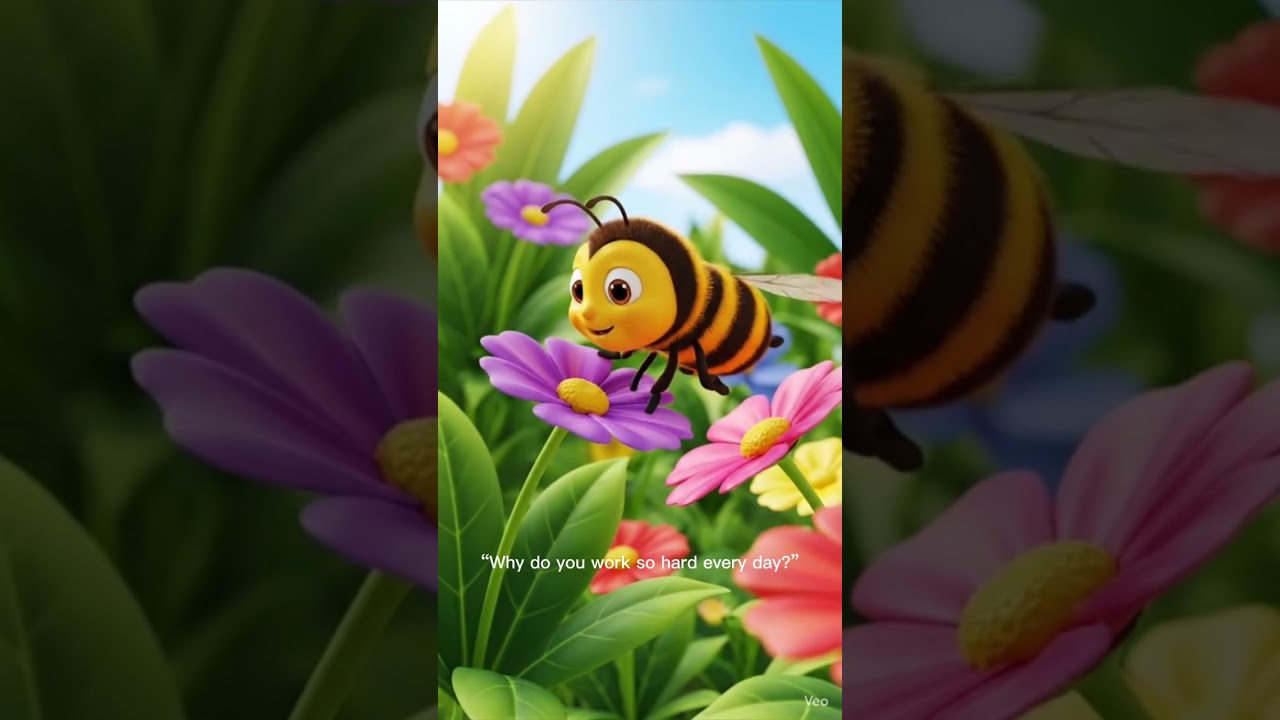 The Gentle Panda and the Busy Bee 🐼🐝 | Kids Jungle Story | Moral Story | KIDOO VERSE