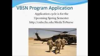 FIU VBSN Medic to Nurse Program