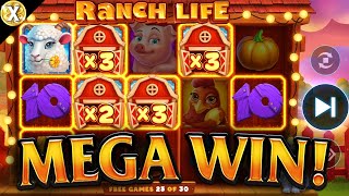 EPIC Big WIN New Online Slot 💥 Ranch Life 💥 NetGame (Casino Supplier) screenshot 5